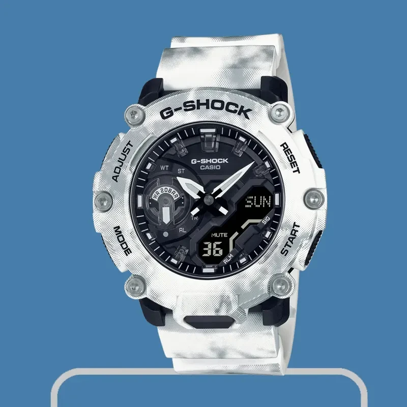 Casio G-Shock Analog-Dital Frozen Forest Men's Watch- GA-2200GC-7A